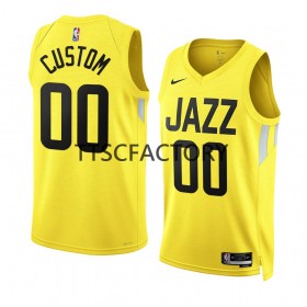 Dres Utah Jazz Jordan Clarkson 00 Nike 2022-23 Icon Edition Žuta boja Swingman - Muške
